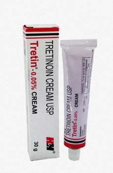 Крем от прыщей и морщин Третиноин, Ретинол, Третин 30г H&H,Treetin 0,05% USP H&H Pharmacutica LLP