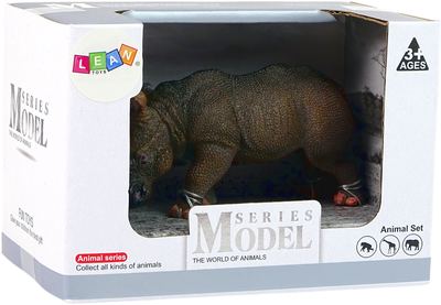 Figurka kolekcjonerska Lean Toys Zwierzęta Świata Nosorożec afrykański 7 cm (5905214970642)