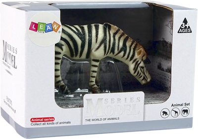 Figurka kolekcjonerska Lean Toys Zwierzęta Świata Zebra afrykańska 6.5 cm (5905214970659)