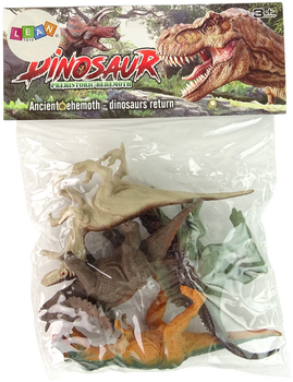 Zestaw figurek Lean Toys Park Zwierząt Dinozaury 4 szt (5905515356916)