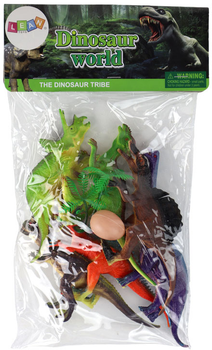 Zestaw figurek Lean Toys Dinozaury z akcesoriami 6 szt (5905679074695)