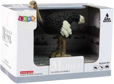 Figurka kolekcjonerska Lean Toys Zwierzęta Świata Struś 4 cm (5905214971588)