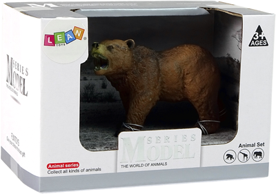 Figurka kolekcjonerska Lean Toys Zwierzęta ŚwiataNiedźwiedź brunatny miś 7 cm (5905214971618)