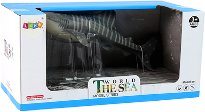 Figurka kolekcjonerska Lean Toys World The Sea Rekin wielorybi 9 cm (5905214971724)