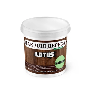 Лак акриловый для дерева 0.5 л Матовый LOTUS