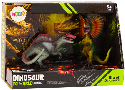 Zestaw figurek Lean Toys Dinozaury Spinozaur i Dilofozaur 2 szt (5905991020974)