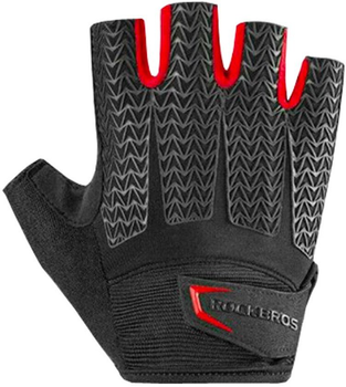 Rękawiczki rowerowe Rockbros z wkładkami żelowymi S169BR XL Black-Red (5907769312755)