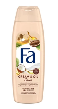 Крем-гель для душа Fa Cream & Oil с кокосовым маслом и ароматом какао 750 мл. (5201143728980)