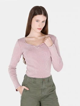 Лонгслів довгий жіночий Colin's CL1072548PRS S Rose Pink (8684112498195)
