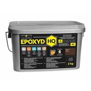Заповнювач для швів WIM Epoxyd 1/44 епоксидний двокомпонентний шоколад 2кг (225631) 18728