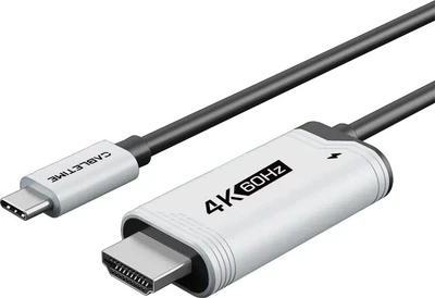 Кабель CABLETIME Type-C - HDMI 2 м 4K60Hz PD100W для Nintendo Switch (CC17L)