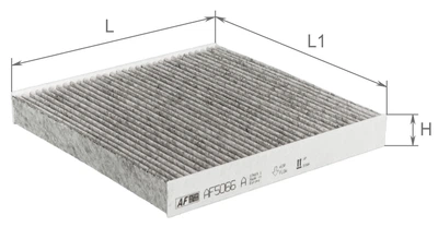 Фильтр салона угольный Alpha Filter HONDA Accord 80292-SLJ-003 (AF5066A)