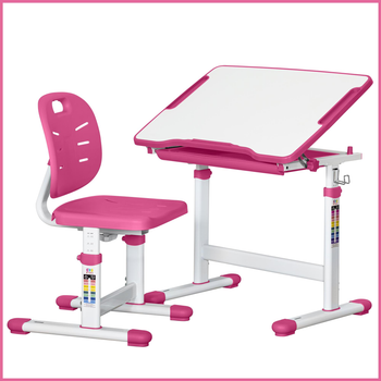 Комплект Evo-kids (стіл+стілець) Evo-05 Ergo Pink (арт. Evo-05 Ergo PN)