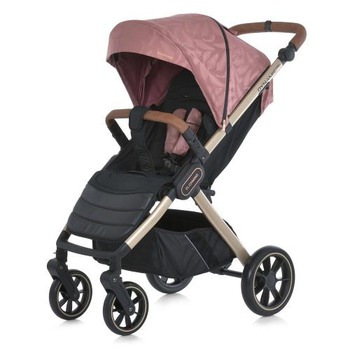 Детская прогулочная коляска-книга El Camino DYNAMIC PRO ME 1053G-2 до 22 кг, алюминиевая рама, корзина для покупок, Розовый