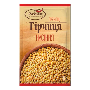 Семена горчицы 50г ТМ Любисток