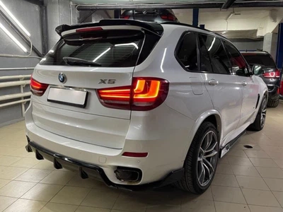 Спойлер на крышку багажника Paradigma BMW X5 F15 2013-2018, цвет черный глянец для BMW X5 F15 2014-2018 (8713)