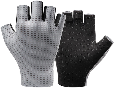 Велорукавички RockBros дихаючі короткі XL Grey (5907769373503)