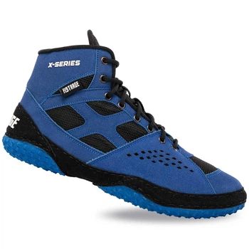 Борцовки замшевые Fistrage X-Series 4565 размер 37 Blue-Black