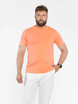 Футболка чоловіча коралова з бавовняго джерсі Arber T-SHIRT FF19 L зріст 5 кораловий (M13.19.37.521)