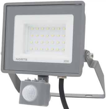 Прожектор NORTE Spotlight 30W IP65 6500К с датчиком движения (1-NSP-1223)