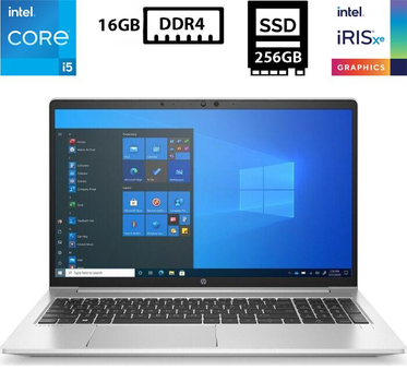 Ноутбук Hewlett Packard ProBook 650 G8 15.6" IPS 1920x1080 Core i5-1135G7 2.40GHz 16GB DDR4 SSD 256GB Intel Iris Xe Graphics Камера (H650G8R16S256B) Б/В