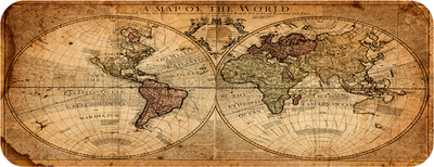 Ігрова поверхня Voltronic World Map Retro map Mixcolor (YT36171)