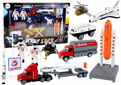 Zestaw kosmiczny Lean Toys Kosmos 15 elementów (5905679078624)