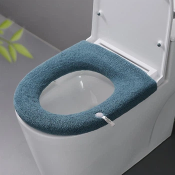 Чехол для сидения унитаза MBM HOME BA-28 BLUE синий