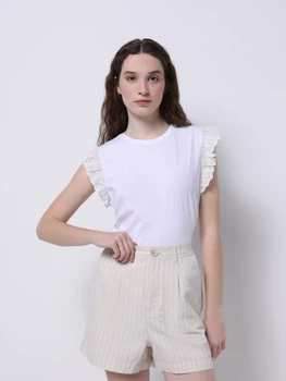 Футболка бавовняна жіноча Colinʼs CL1074564WHT L White (8684112730004)