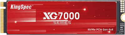 SSD накопитель KingSpec 2TB M.2 2280 NVMe Gen4x4 для игровых ПК и ноутбуков