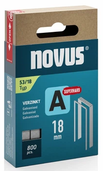 Скоби NOVUS А53 18мм superhard 800 шт