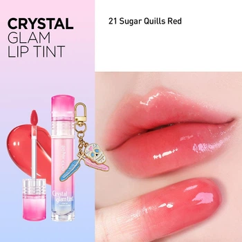 Сяючий тінт для губ CLIO Crystal Glam Tint 21 Sugar Quill Red Limited Edition Harry Potter