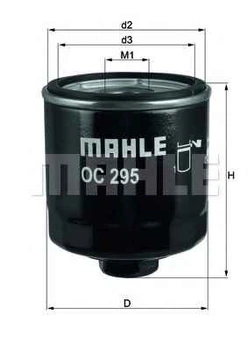 Фільтр оливний Knecht/MAHLE OC295