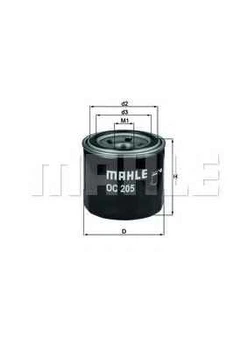 Фільтр оливний Knecht/MAHLE OC205