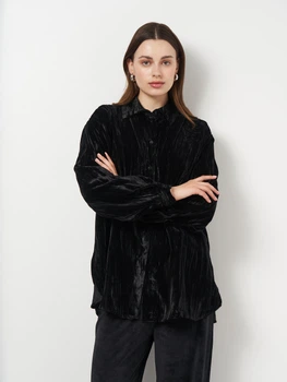 Рубашка женская Reserved 0694C-99X S Черная (5904841746897)