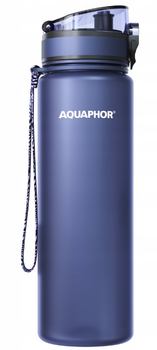 Butelka filtrująca na wodę Aquaphor City 800 ml Granatowa (4744131019550)