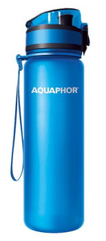 Butelka filtrująca na wodę Aquaphor City 500 ml Niebieska (4744131015750)