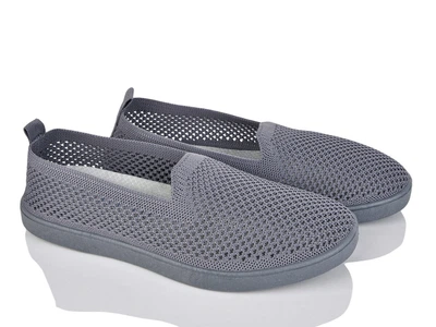 Женские слипоны сетка FLOCC City F14-009 39 Серый