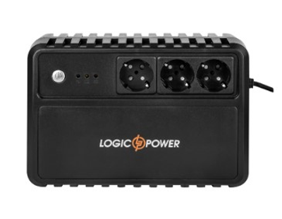 ИБП LogicPower LP-400VA-3PS, Lin.int., AVR, 3 x евро, пластик