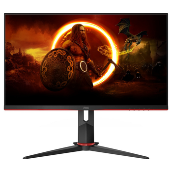 Монитор 27" AOC 27G2ZN3/BK, VA, 280Гц, 0,5ms, HDMIx2, DP, HAS, Pivot, черный с красным