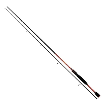 Спиннинговое удилище SAM'S FISH Spry Spin SF23951 штекерное лайт 2.4 м тест 5–20 г 2-секционное с чехлом Черно-красное