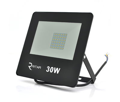 Прожектор вуличний SLIM LED Ritar RT-FLOOD30A 2400lm 30W IP65 Black (RT-FLOOD30A)