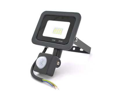 Прожектор LED з датчиком руху Ritar ZB-PGGY-10W 800lm 10W IP65 Black (ZB-PGGY-10W)
