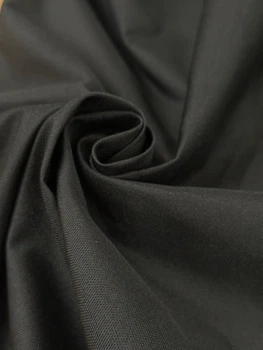 Тканина тентова Оксфорд 600D PU 215г/м2 чорна ш.150см 1 м.п