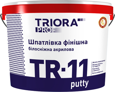 Шпаклевка TRIORA белоснежная финишная «TR-11 putty» 5 кг Белая (4823048018198)