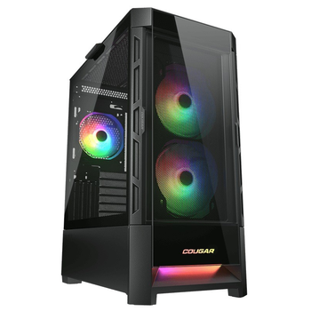 Корпус для ПК Cougar Duoface RGB Midi-Tower ATX, MicroATX, Mini-ITX, CEB без БР Black