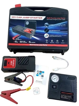 Пусковое устройство Jump Starter 600A, универсальный стартер 12V с компрессором для авто