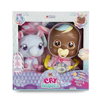 Набор кукла плакса Джаззи единорог и питомец Нила Cry Babies Jassy The Unicorn & Her Plush Pet Nila IMC Toys