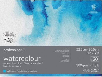 Blok do akwareli Winsor & Newton Professional Watercolour 23 x 31 cm 20 kartek (884955076293)