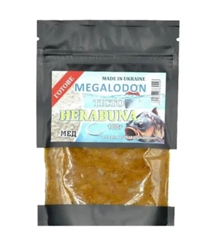 Тесто готовое Херабуна Megalodon 100г Мед